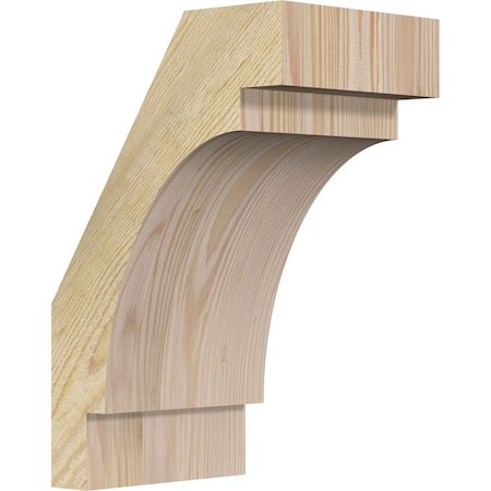 Ekena Millwork 6"W x 8"D x 12"H Merced Rough Sawn Knee Brace, Douglas Fir BRC06X08X12MRC00RDF